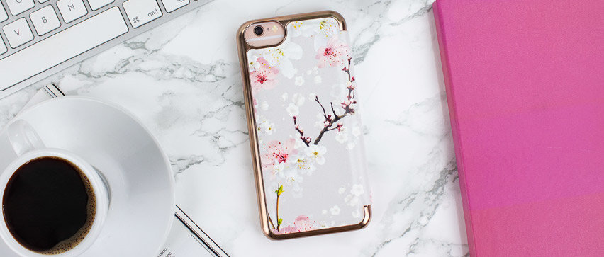 Ted Baker Brook iPhone 6S Mirror Folio Case - Oriental Blossom