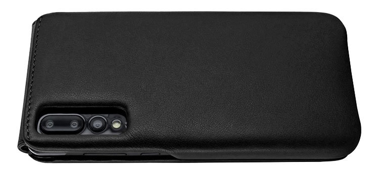 Piel Frama iMagnum Genuine Leather Huawei P20 Pro Flip Case - Black
