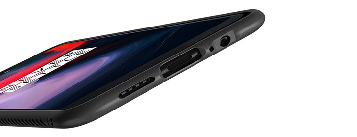Encase OnePlus 6 Leather-Style Thin Case - Black