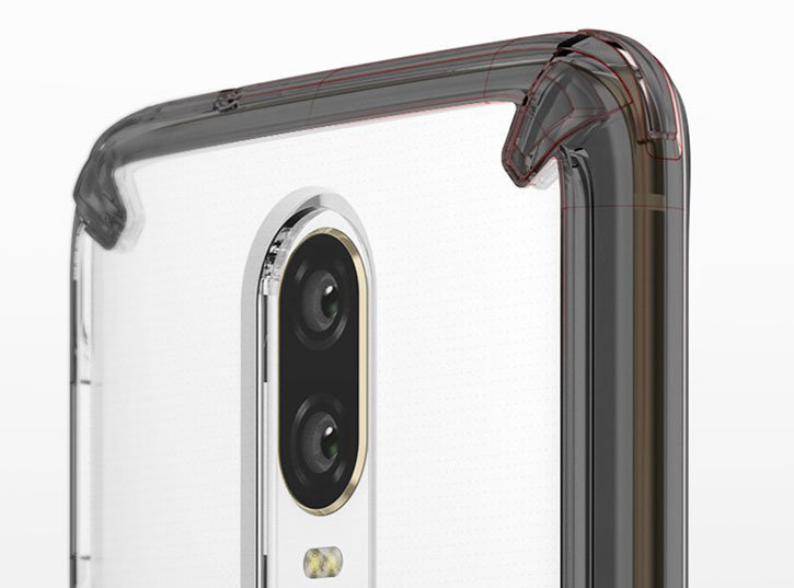 Coque OnePlus 6 Rearth Ringke Fusion – Transparente