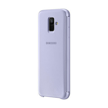 Official Samsung Galaxy A6 2018 Wallet Cover Case - Purple