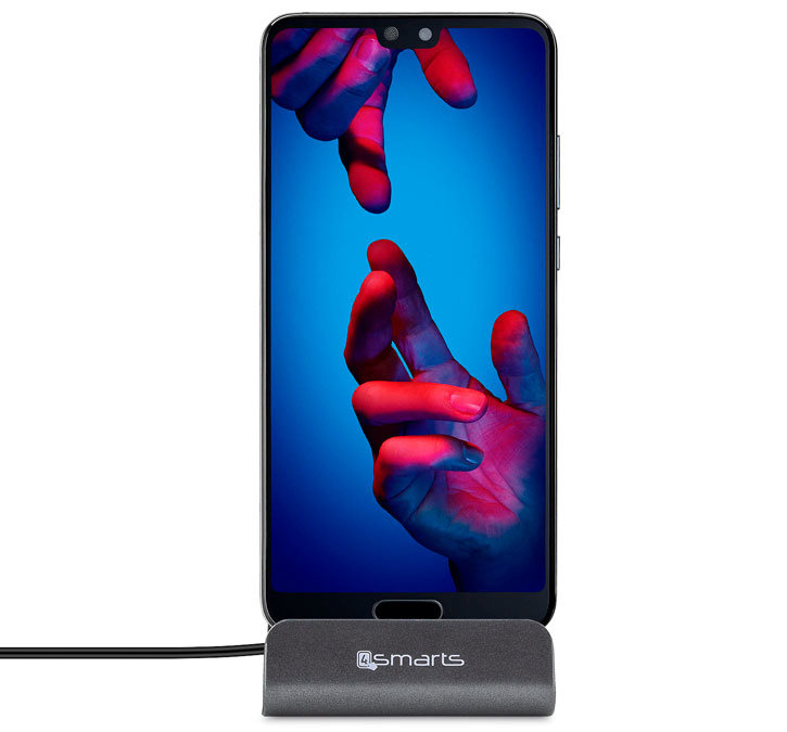 4smarts VoltDock Huawei P20 USB-C Desktop Charge & Sync-Dock