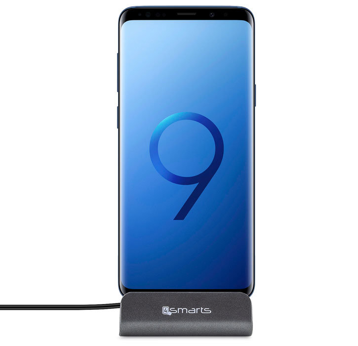 4smarts VoltDock Galaxy S9 Plus USB-C Desktop Charge & Sync-Dock