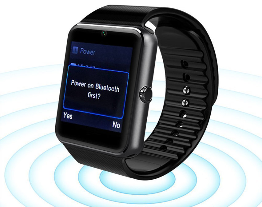 Universal Bluetooth Smartwatch for iOS and Android Smartphones - Black