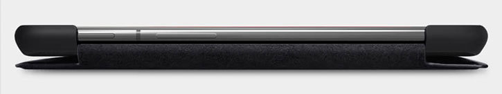 Nilkin Qin Series Genuine Leather OnePlus 6 Wallet Case - Black