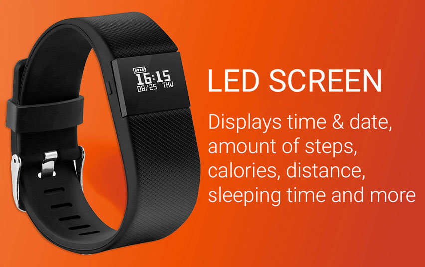 Acme Fitness Activity Tracker with LED Display for iOS and Android