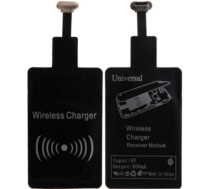 Ultra Thin USB-C Qi Wireless Charging Adapter