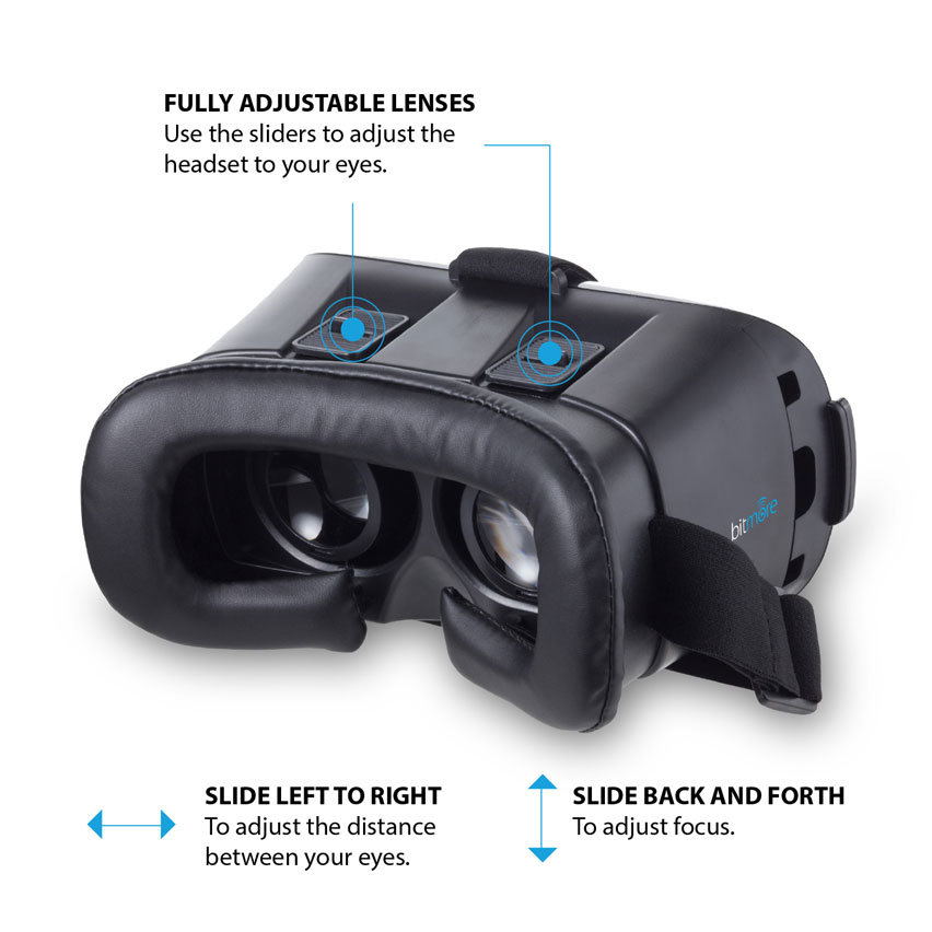 Casque VR universel Bitmore VR Eye avec télécommande