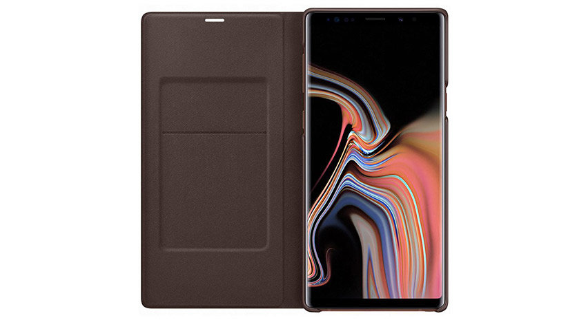 Official Samsung Galaxy Note 9 LED View Cover Case - Brown