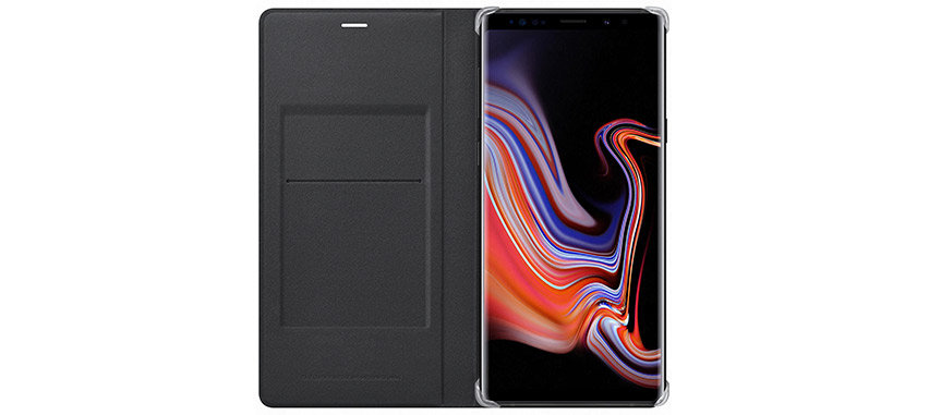 Official Samsung Galaxy Note 9 Leather View Cover Case - Black