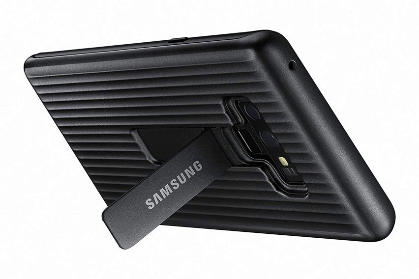 Offizielle Galaxy Note 9 schützende stehende Cover Hülle - Schwarz