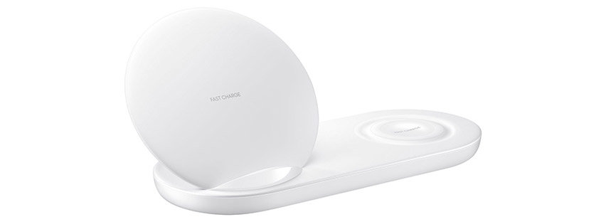 Offisiell Samsung Galaxy A71 Super Fast Wireless Charger Duo - Hvit