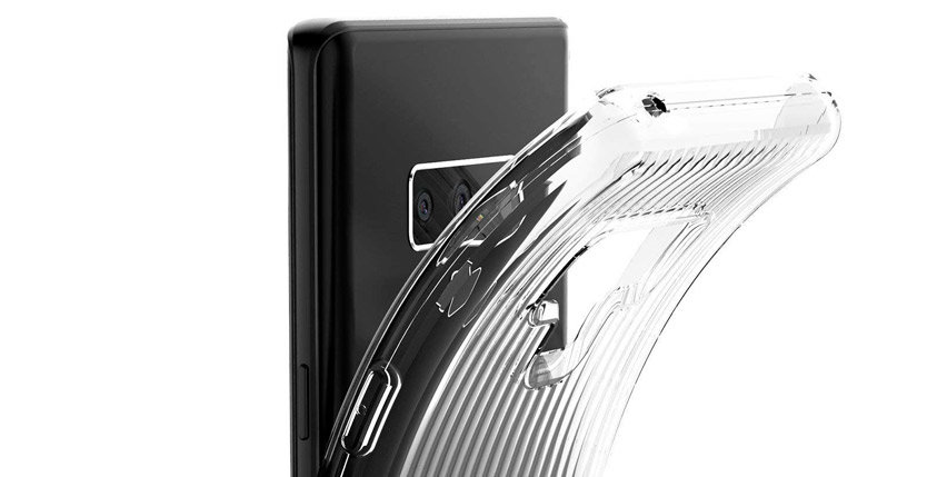 VRS Design Crystal Fit Samsung Galaxy Note 9 Case - Clear