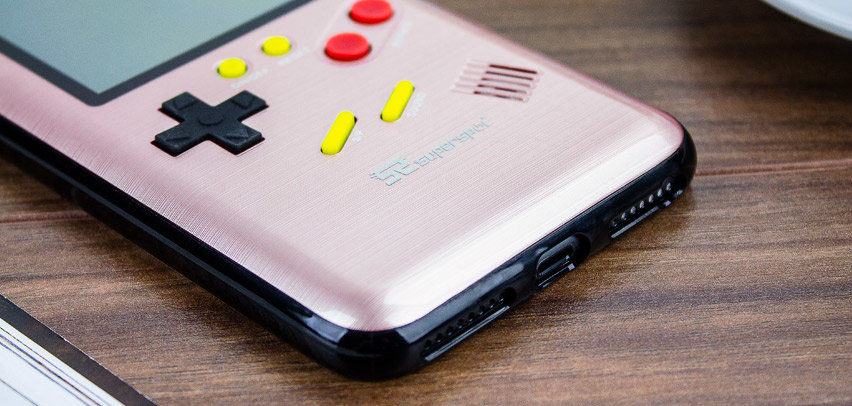 SuperSpot iPhone 8 Plus Retro Game Case - Rose Gold