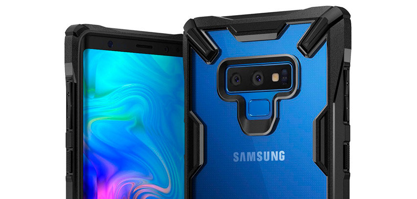 Coque Samsung Galaxy Note 9 Rearth Ringke Fusion X – Noire