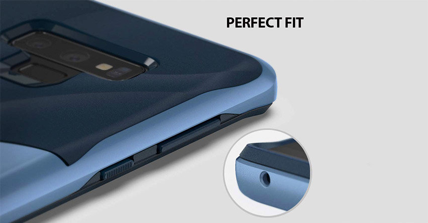 Rearth Ringke Wave Samsung Galaxy Note 9 Case - Coastal Blue