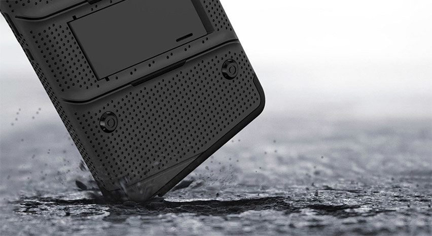 Zizo Bolt Series Samsung Galaxy Note 9 Tough Case & Belt Clip - Black