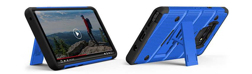 Zizo Bolt Series Samsung Galaxy Note 9 Tough Case & Belt Clip - Blue