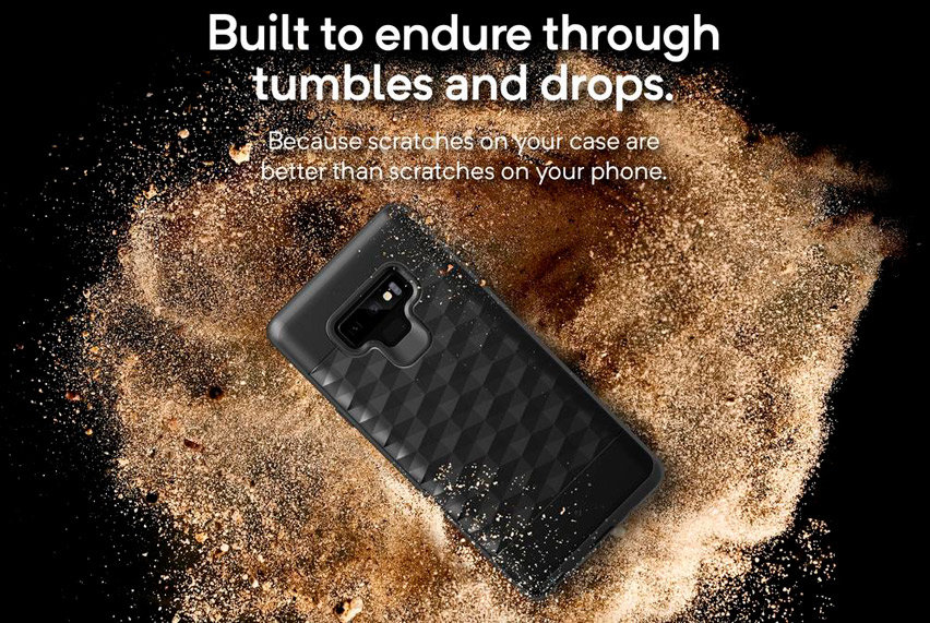 Caseology Galaxy Note 9 Parallax Series Case - Black
