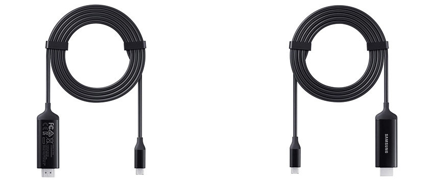 Cable oficial de Samsung DeX USB-C a HDMI - 1.5 m - Negro