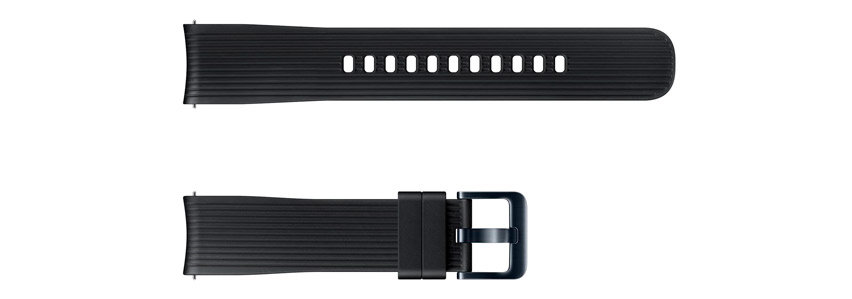 Official Samsung Galaxy Watch 20mm Silicon Strap - Black