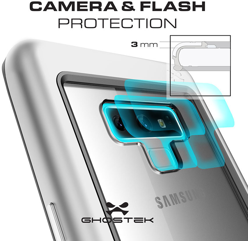 Ghostek Atomic Slim Samsung Galaxy Note 9 Tough Hülle - Rosa