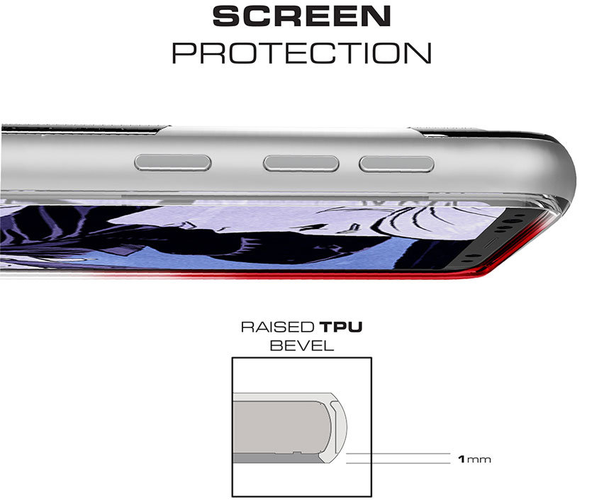 Funda Samsung Galaxy Note 9  Ghostek Cloak 3 - Transparente / Negra