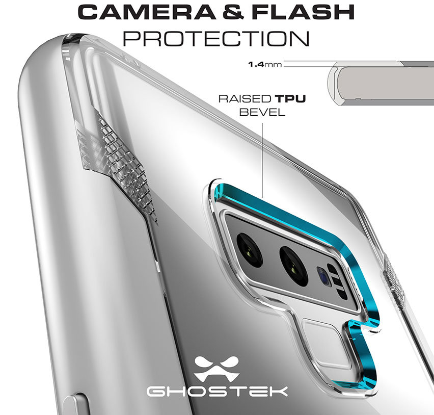 Funda Samsung Galaxy Note 9  Ghostek Cloak 3 - Transparente / Negra