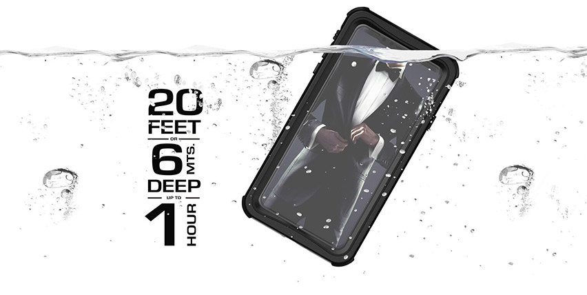 Coque iPhone XS Max Ghostek Nautical 2 étanche / waterproof – Noir