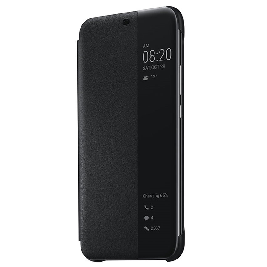 Charming U.S. dollar somersault Official Huawei Mate 20 Lite Smart View Flip Case - Black