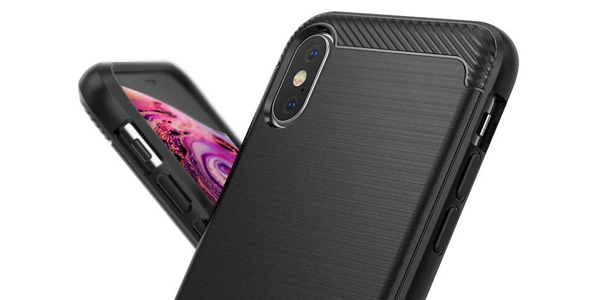 Rearth Ringke Onyx iPhone XS Tough Case - Black