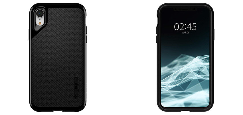 Coque iPhone XR Spigen Neo Hybrid – Fine & protectrice – Jet Black