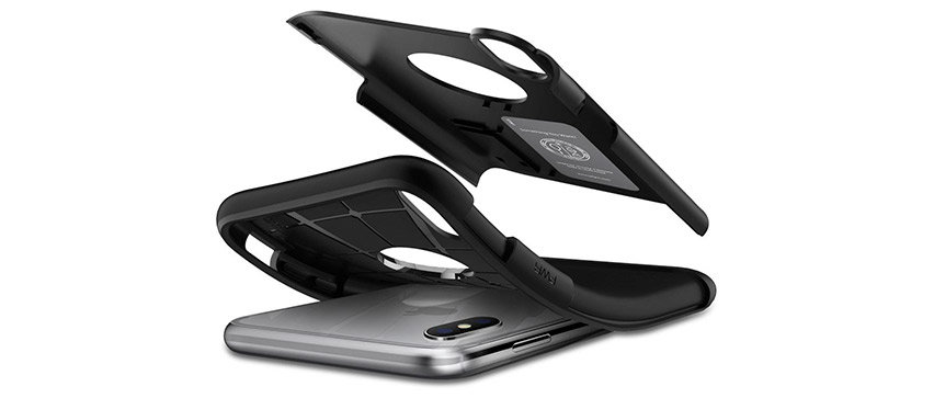 Spigen Slim Armor iPhone XR Deksel - Svart