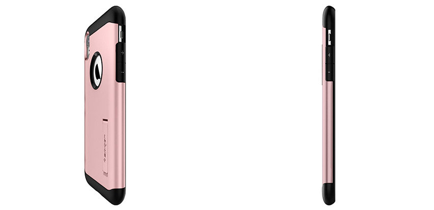 Spigen Slim Armor iPhone XR Tough Case - Rose Gold