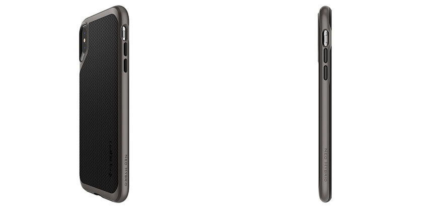 Spigen Neo Hybrid iPhone XS Case - Gunmetal