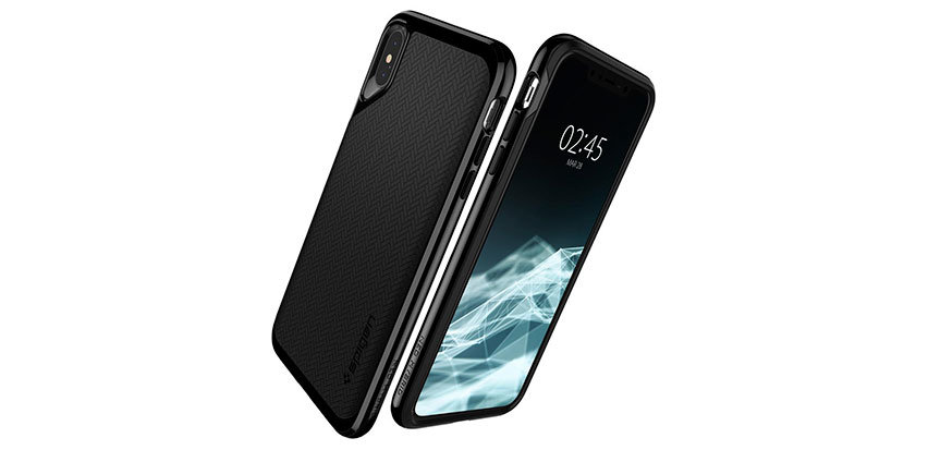Spigen Neo Hybrid iPhone XS Case - Jet Black