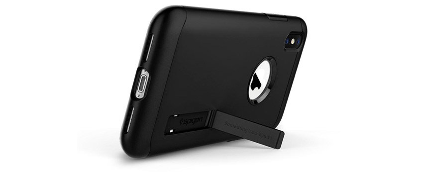 Spigen Slim Armor iPhone XS Tough Case - Black