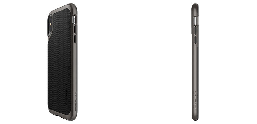 Spigen Neo Hybrid iPhone XS Plus Case - Gunmetal