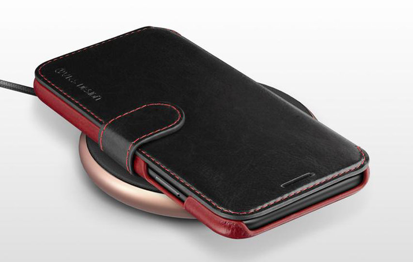 VRS Design Dandy Leather-Style iPhone XR Plånboksfodral -  Svart