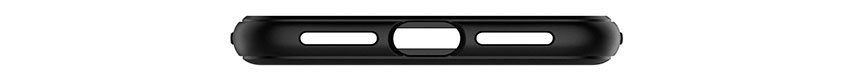 Spigen Rugged Armor iPhone XS Plus Tough Carbon Case - Matte Black