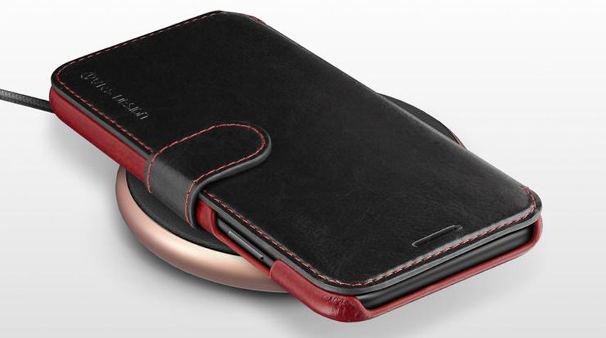 VRS Design Dandy Leather-Style iPhone XS Max Plånboksfodral - Svart