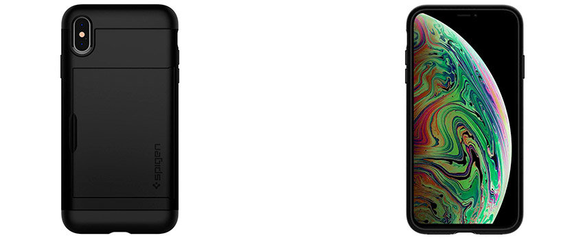 Spigen Slim Armor CS iPhone XS Max Case - Black