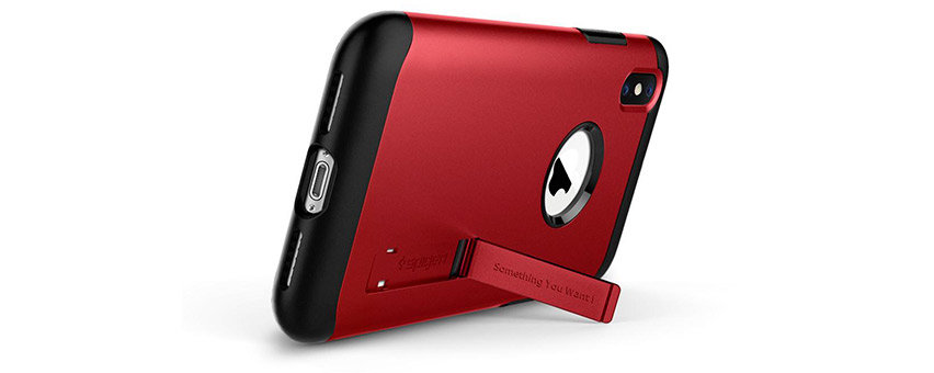 Spigen Slim Armor iPhone XS Max Deksel - Rød