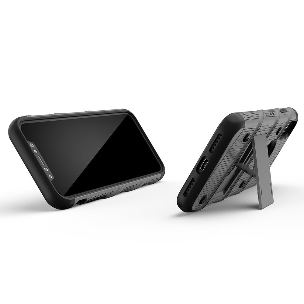 Zizo Bolt iPhone XR Tough Case & Screen Protector - Black