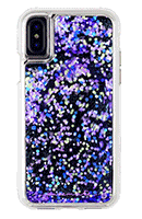 Case-Mate iPhone XS Max Waterfall Glow Glitter Case - Purple Glow