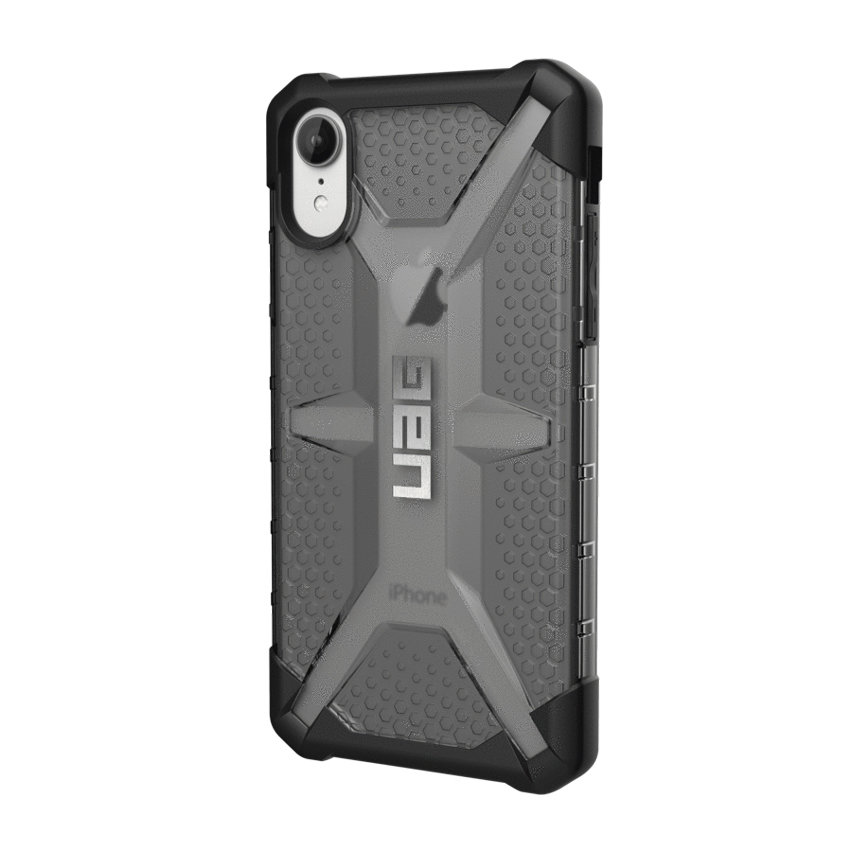 Coque iPhone XR UAG Plasma – Coque robuste – Grise cendre