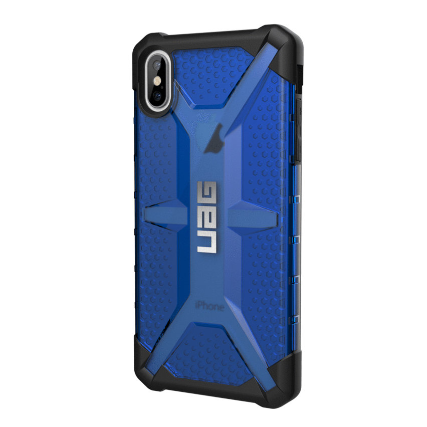 Coque iPhone XS Max UAG Plasma – Coque robuste – Bleue cobalt
