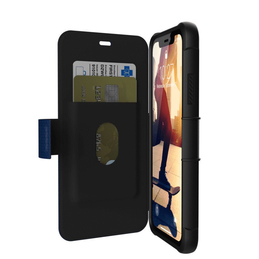 UAG Metropolis iPhone XR Rugged Wallet Case - Cobalt