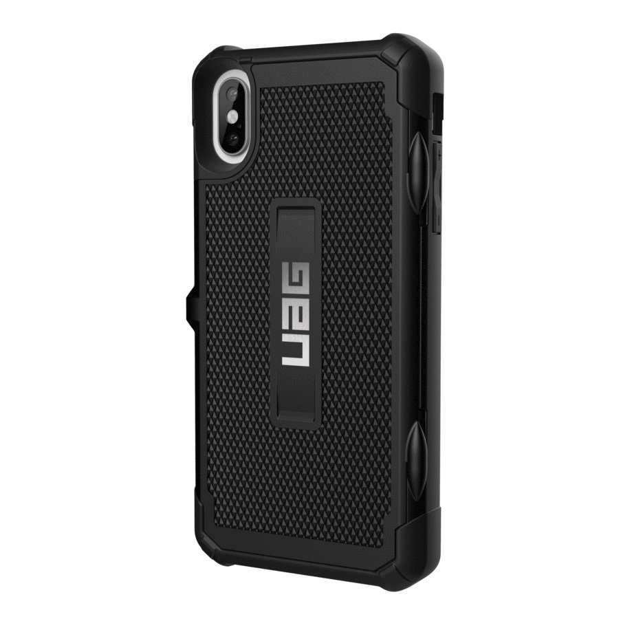 UAG Trooper iPhone XS Max Protective Wallet Case - Black
