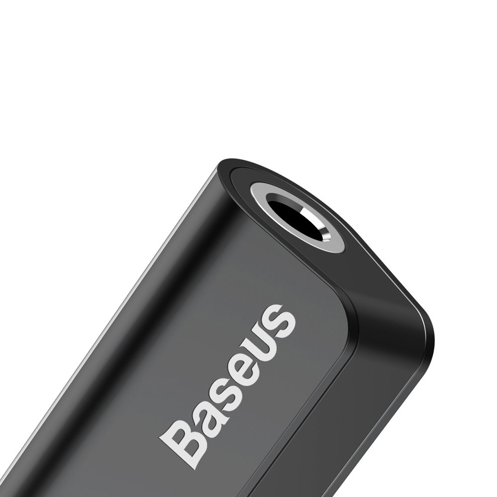 Baseus USB-C To USB-C & 3.5mm Audio Aux Adapter - Black